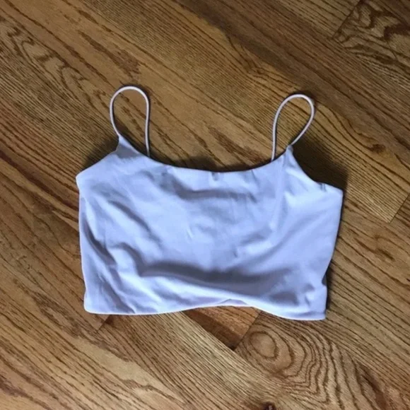 Garage Pink Spaghetti Strap Crop Top - Picture 3 of 5